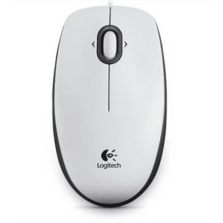 Logitech | B100 | Portable Optical Mouse | White – nuotrauka 1