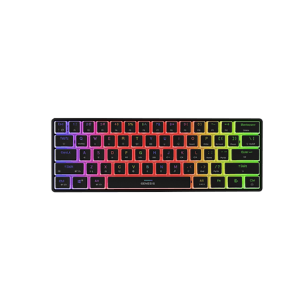 Genesis | THOR 660 G2 | Gaming keyboard | Wireless/Wired | US | Tactile | Black – image 1