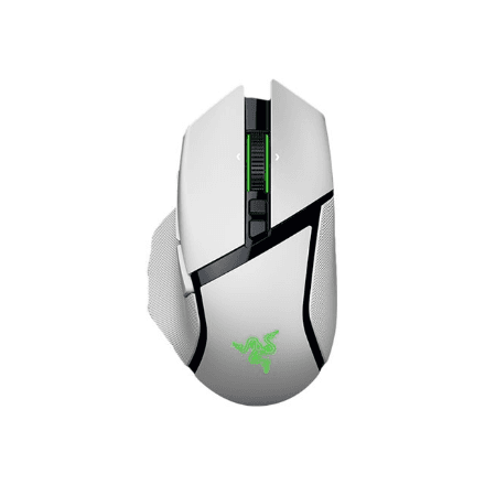 Razer | Gaming Mouse | Basilisk V3 Pro 35K | Optical mouse | Wireless | White | Yes – nuotrauka 1