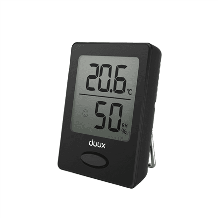Duux | Sense | Black | LCD display | Hygrometer + Thermometer – nuotrauka 1