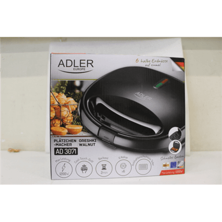 SALE OUT. Adler Nut Cookie Maker · AD 3071 · 750 W – nuotrauka 1