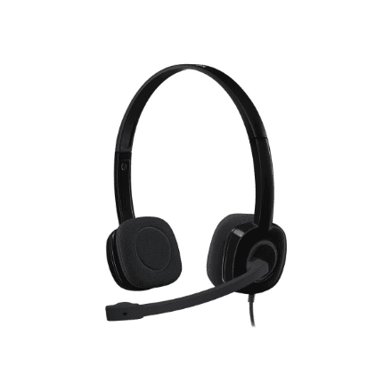 Logitech | H151 | Stereo headset | Black – nuotrauka 1