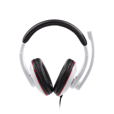 Gembird | MHS-001-GW | Stereo headset | Built-in microphone | 3.5 mm | Glossy white – nuotrauka 1