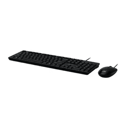Acer AAK400 | Keyboard and Mouse Set | Wired | US | Black | Retail Pack – image 1