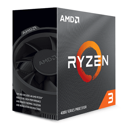 AMD | Ryzen 3 4100 | 3.8 GHz | AM4 | Processor threads 8 | AMD | Processor cores 4 – nuotrauka 1