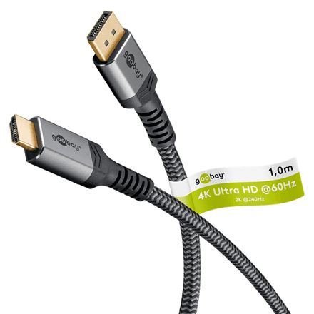 Goobay | DisplayPort to HDMI Cable | 65268 | DisplayPort to HDMI – nuotrauka 1