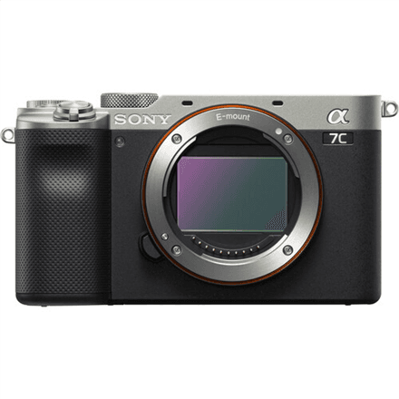 Sony Alpha A7C Full-frame Mirrorless Interchangeable Lens Camera, Body, Silver · Sony · Full-frame Mirrorless Interchangeable Lens Camera – nuotrauka 1