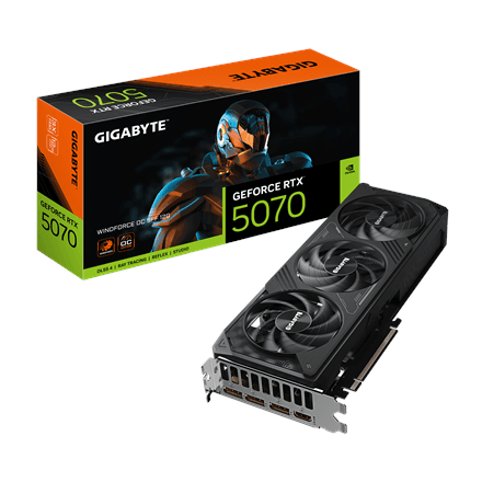 Gigabyte GeForce RTX 5070 WINDFORCE OC SFF 12G · NVIDIA · 12 GB – image 1