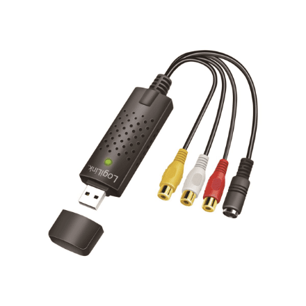 Logilink | USB 2.0 A/V grabber, USB-A/M to 3x RCA + Mini-DIN 5/F, Windows 11 | VG0030A – image 1