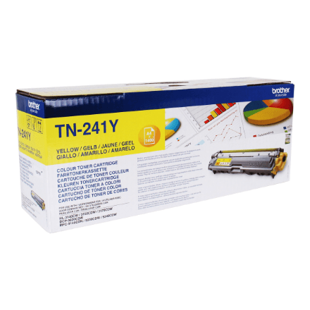 Brother TN-241Y | Toner Cartridge | Yellow – nuotrauka 1