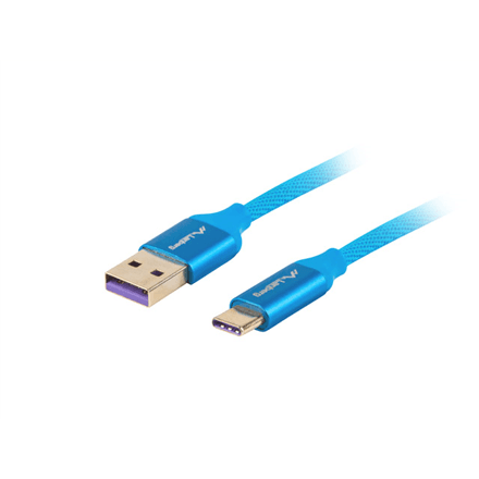 Lanberg | Cable | CA-USBO-21CU-0010-BL | USB-A to USB-C – nuotrauka 1