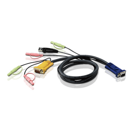 Aten | 3M USB KVM Cable with 3 in 1 SPHD and Audio | 2L-5303U – nuotrauka 1