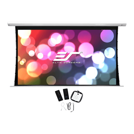 Elite Screens Electric Saker Tab-Tension Series Screen – image 1