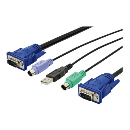 KVM Cable Set DS-19233 | KVM | Length: 5 m – nuotrauka 1