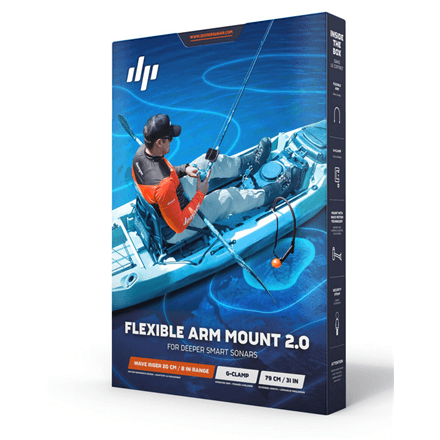 Deeper | Deeper Flexible Arm Mount 2.0 | Sonar mount | Black – nuotrauka 1