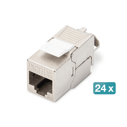 Digitus | Keystone Module | CAT 6A | 14.5 x 34.5 x 21.0 mm – image 1