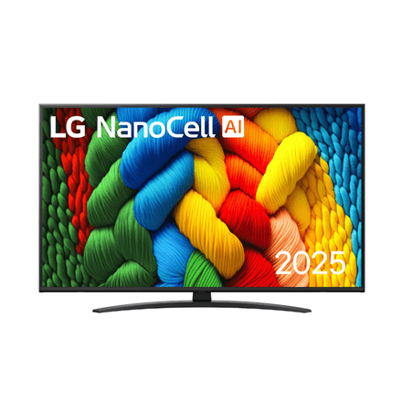 LG 50NANO81A3A | 50 | Smart TV | webOS 25 | UHD | Black – nuotrauka 1