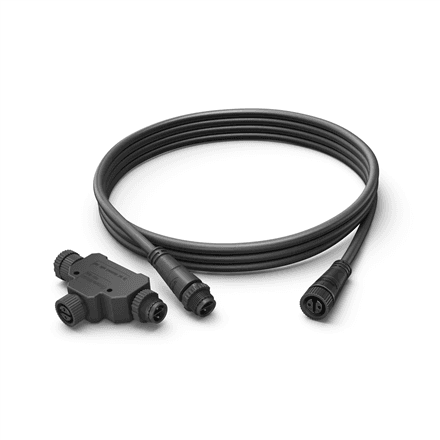 Philips Hue Outdoor 24V Cable Extension and T-connector, 2.5m – nuotrauka 1