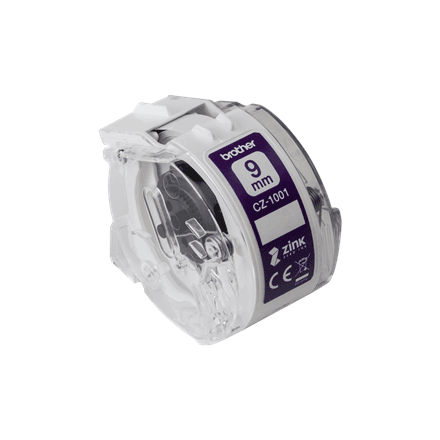 Brother | CZ-1001 | White | Full colour continuous label roll | 5 m | 0.9 cm – nuotrauka 1
