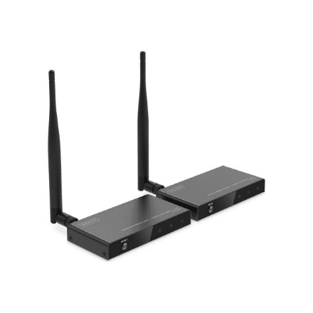 Digitus Wireless HDMI Extender/Splitter Set (100m, 1x4) | DS-55346 | Black – nuotrauka 1