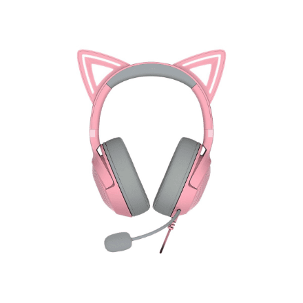 Razer | Headset | Kraken Kitty V2 | Yes | Wired | On-Ear | USB Type A | Quartz – image 1