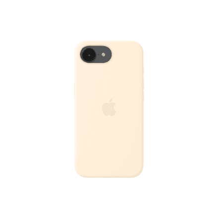 Apple iPhone 17e Silicone Case with MagSafe – Vanilla | Apple – nuotrauka 1