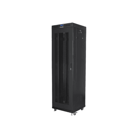 Lanberg Rack cabinet 19" free-standing 42U/600x600 (flat pack) with mesh door, LCD – nuotrauka 1