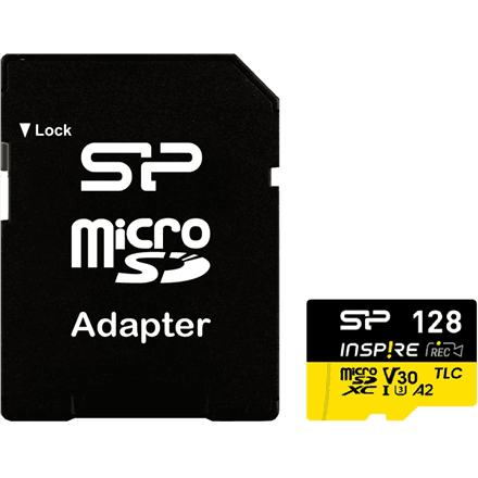 Silicon Power Memory card with adapter · Inspire · 128 GB – image 1