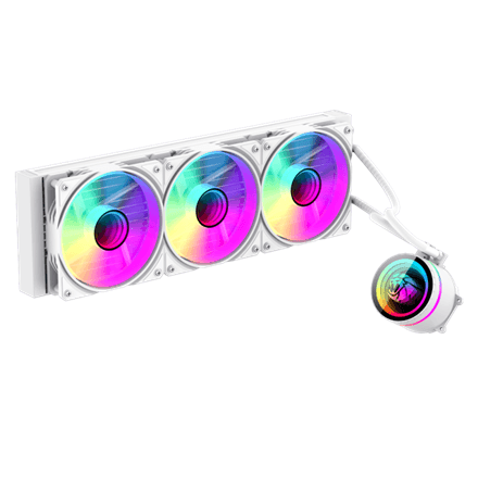 Gamemax CPU Liquid Cooler | ICEBURG 360 INFINITY WH | White – nuotrauka 1