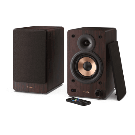 Sharp CP-SS30 Bookshelf Speakers, Brown · Sharp · Speakers – nuotrauka 1