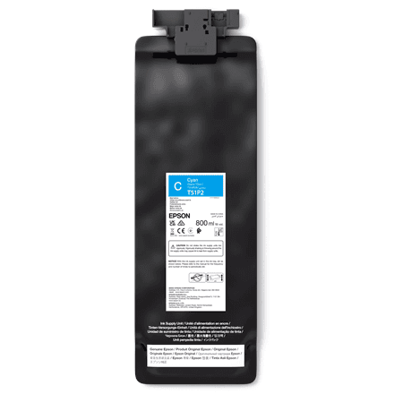 Epson UltraChrome GS3 T51P200 (800ML) | Ink pack | Cyan – nuotrauka 1