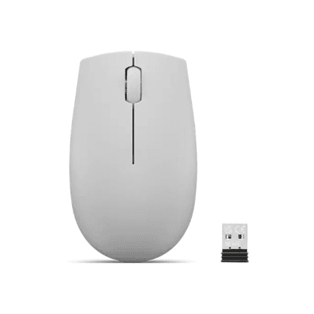 Lenovo | Compact Mouse with battery | 300 | Wireless | Arctic Grey – nuotrauka 1