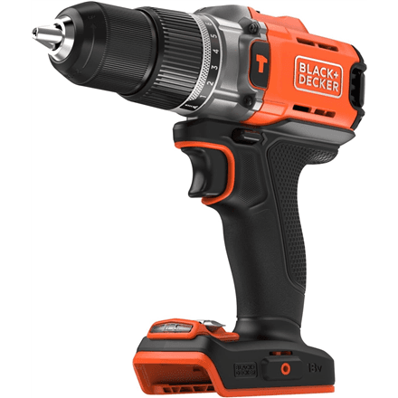 BLACK & DECKER 18V Cordless Drill (without battery and charger) | BCD383XN-XJ – nuotrauka 1