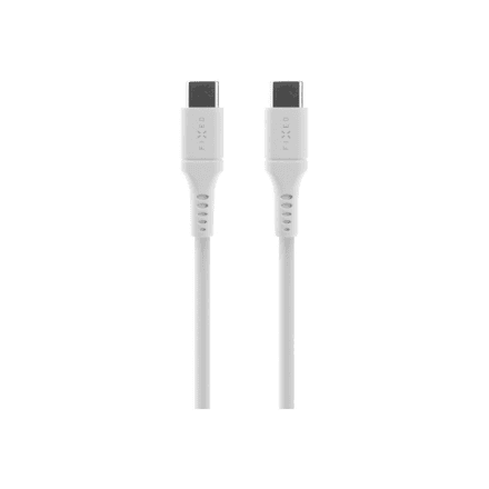Fixed | Liquid Silicone Cable USB-C/USB-C, 2m, 60W | FIXDLS-CC2-WH – image 1