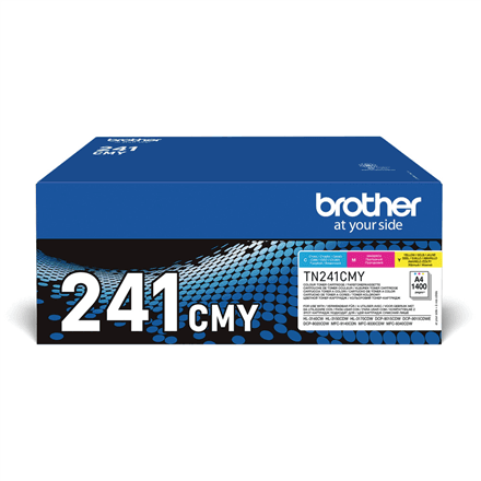 Brother TN241CMY | Toner Multipack | Cyan, Magenta, Yellow – image 1
