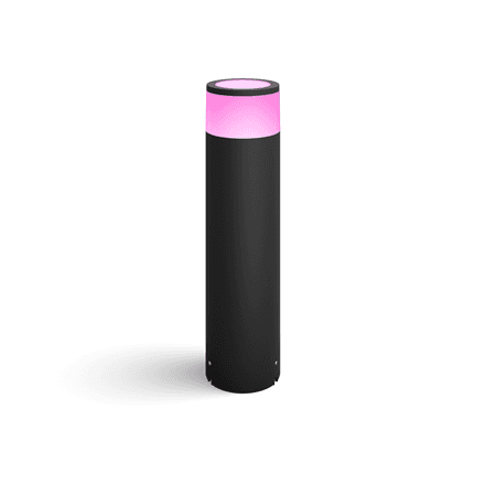 Philips Hue WCA Calla Outdoor Large Bollard, Black · 8 W · 2000-6500 Hue White Colour Ambiance – image 1