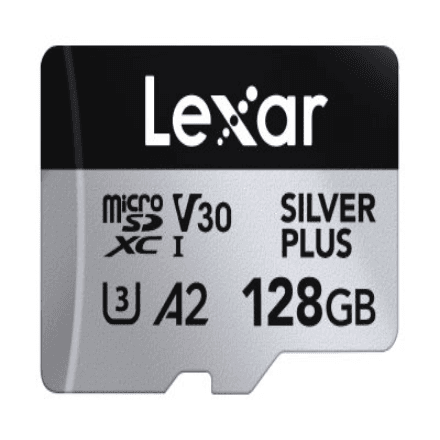 Lexar SILVER PLUS | 128 GB | microSDXC | Flash memory class 10 – nuotrauka 1