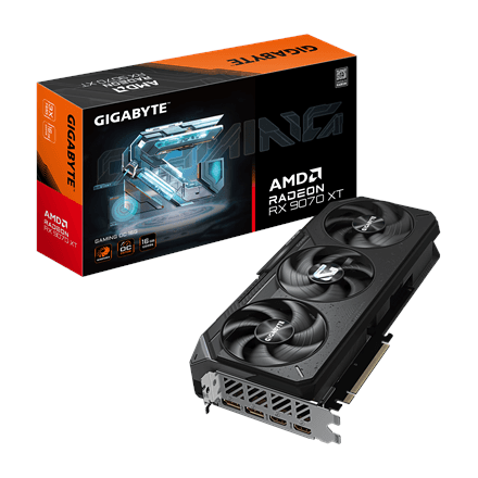 Gigabyte Radeon RX 9070 XT GAMING OC 16G · AMD · 16 GB – nuotrauka 1