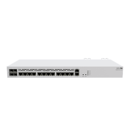 Mikrotik Cloud Core Router CCR2116-12G-4S+, 16-CORE 2 GHZ ARM CPU, 16 GB DDR4 RAM, 4x10G SFP+ ports, 13xGigabit LAN ports, 1x RJ45 Serial port, 1x M.2 slots, 16 core CPU, 16 GB RAM, Dual redundant power supply, Router... – nuotrauka 1
