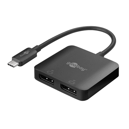 Goobay USB-C Adapter to 2x DisplayPort | 60171 – image 1
