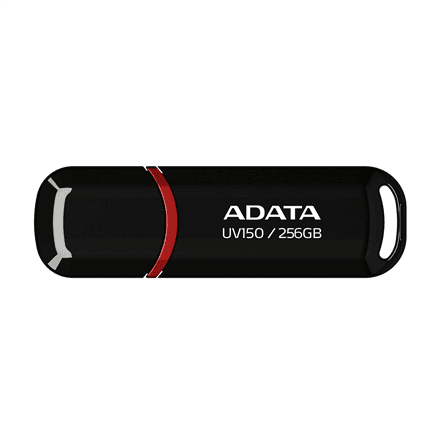 ADATA | USB Flash Drive | UV150 | 256 GB | USB Type-A | Black – nuotrauka 1