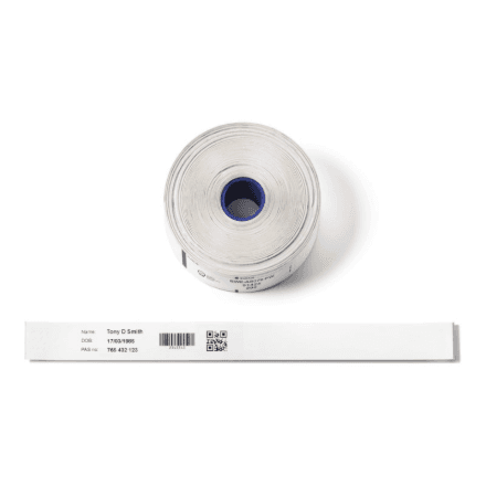 Brother BWE-AB279-PW Direct Thermal Wristbands (200 pcs per roll), pack of 5 | Brother – nuotrauka 1