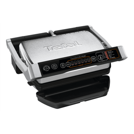 TEFAL | OptiGrill Initial | GC706D | Contact grill | 2000 W | Black/Stainless steel – image 1