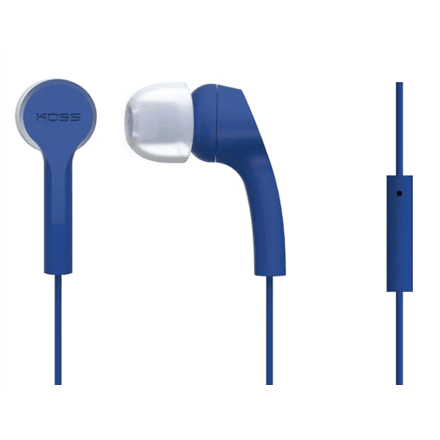 Koss | Headphones | KEB9iB | Wired | In-ear | Microphone | Blue – image 1