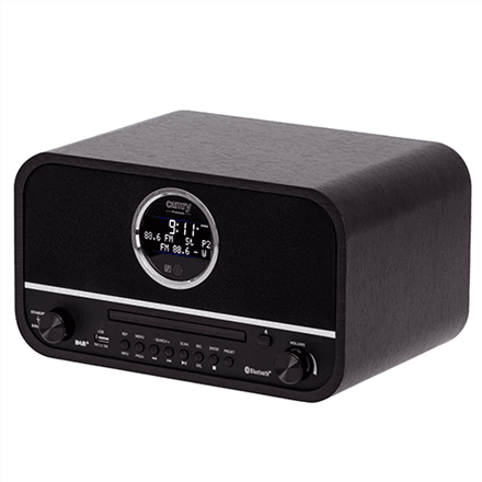 Camry | Retro Radio | CR 1182 | AUX in | Black – nuotrauka 1