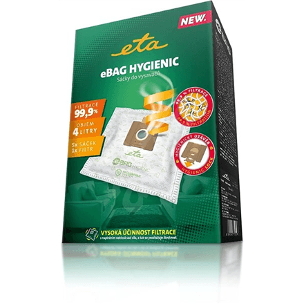 ETA | Vacuum cleaner bags Hygienic | ETA960068010 – nuotrauka 1