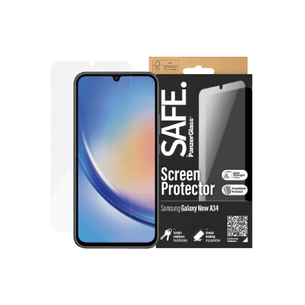SAFE by PanzerGlass Screen Protector Samsung Galaxy A35 5G · Ultra-Wide Fit w EasyAligner · PanzerGlass – image 1