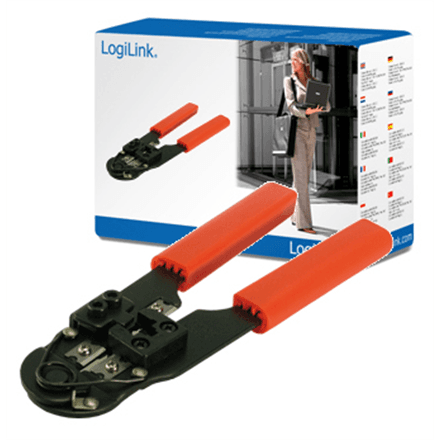 Logilink | Crimping tool for RJ45 with cutter metal – nuotrauka 1