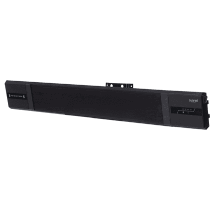 SUNRED | Heater | NER-2400, Nero Wall/Hanging | Infrared | 2400 W | Black | IP55 – image 1