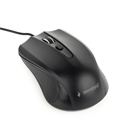 Gembird Optical Mouse | MUS-4B-01L | Wired | USB | Black – nuotrauka 1